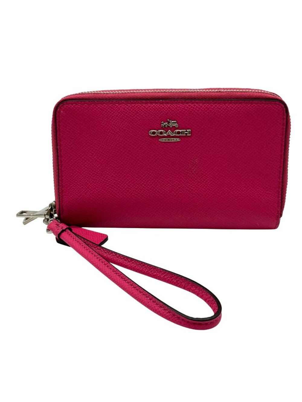 Coach Hot Pink Zip-Around Wallet